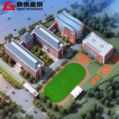 Prefabricated Steel Structure High Rise Building Workshop Community Accommodation