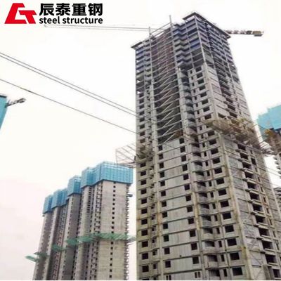 Prefabricated Steel Frame High Rise Buildings Construction For Civil Building