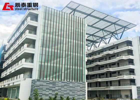 H Beam Steel Structure Commercial Building Prefab For Office Center