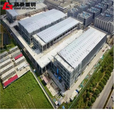 Light Steel Frame Structure Workshop , Prefab Metal Buildings Construction