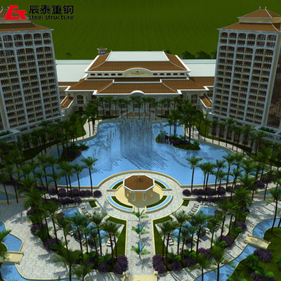 Fireproof Steel Structure High Rise Building Construction Apartment
