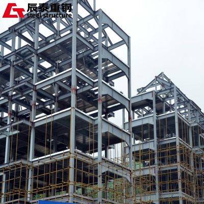 Strong Steel Structure High Rise Building Industrial Steel Grid Construction