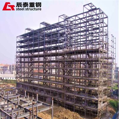 Metal Grid Steel Structure High Rise Building Apartment High Strength