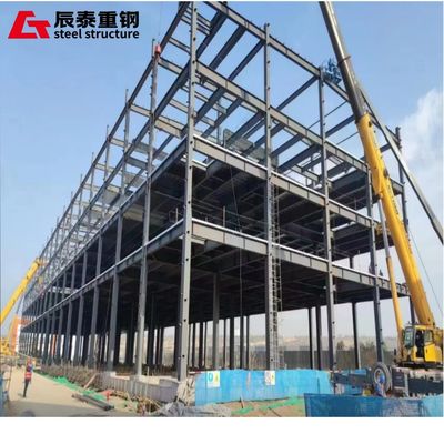 Prefabricated Multi Storey Steel Frame Construction High Strength