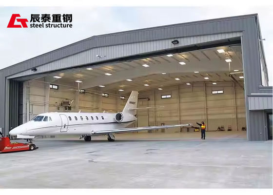 Large Span Aircraft Hangar Steel Structure Prefab Warehouse for Airplane Hangar