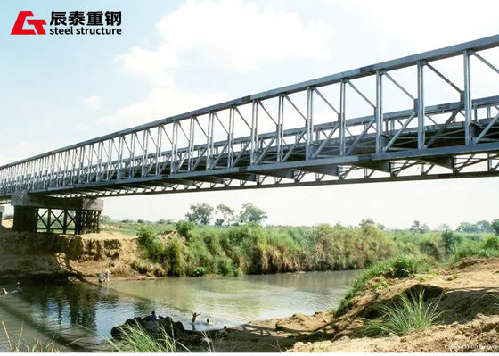 Modular Steel Structure Beam Fast Construction Metal Truss Bridge Building