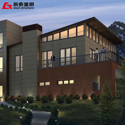 Steel Structure Apartment Modern Prefab Architecture Building Construction