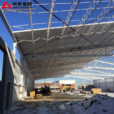 Atelier professionnel de construction en acier préfabriqué avec approbation SGS