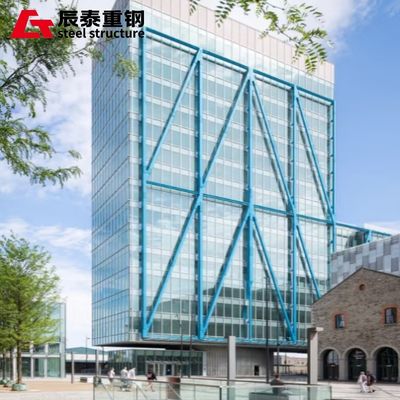 Recycled Commercial High Rise Steel Structure Office Building