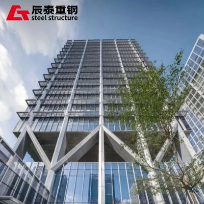 Prefabricated Steel Structure Office Building With Sandwich Panel Door And Aluminum Door Frame