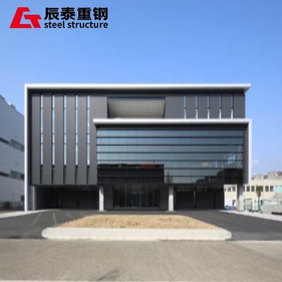 Large Span Open Space Steel Structure Office With Multi Storey Building Frame