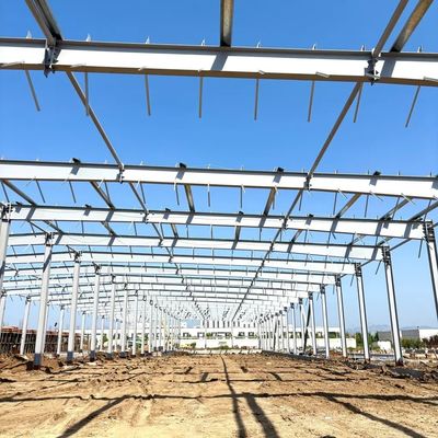 Custom Height Multi-story Steel Building with Large Glass Curtain Wall Facade