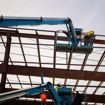 Quick Assemble Steel Structure Car Showroom Modern Spacious Design