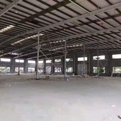 Prefab Building Hot-Rolled Steel Structure Frame Warehouse With Earthquake Proof Design Load