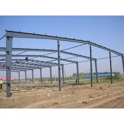5m Bay Prefabricated Steel Structure Warehouse Building High Fire Resistance Guaranteed