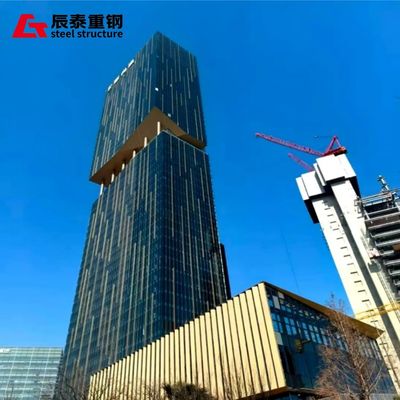 Earthquake Resistant Stable Commercial Steel Structure High Rise Building Office