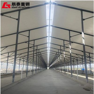 Efficient Prefabricated Large-span Space Intelligent Steel Structure Agricultural Building Farm