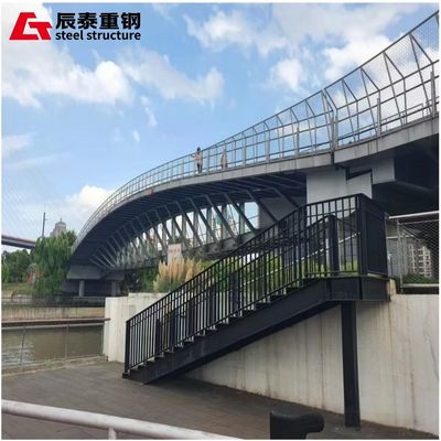 High Efficiency Prefabricated Long-span Steel Structure Bridge Building