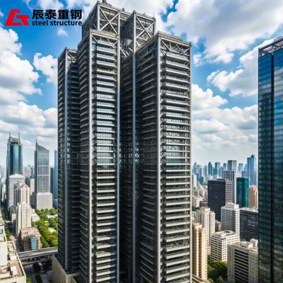 High Strength Multi Layered Commercial Office Residential Steel Structure Building