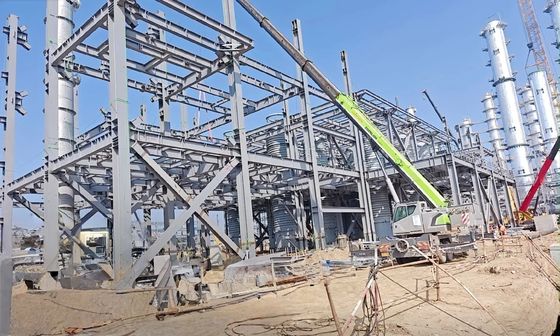 Wind Resistant Prefab Steel Workshop For Coastal Area Industrial Construction