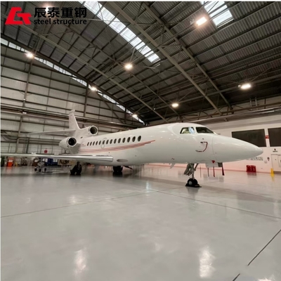 Custom Steel Aircraft Hangar with Long-Span H-Beam Structure