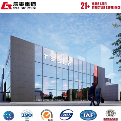 Hot-Dip Galvanized Steel Structure Car Showroom Q235 Q345