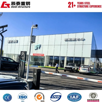Earthquake-Resistant Steel Structure Car Showroom with Bolt Connection