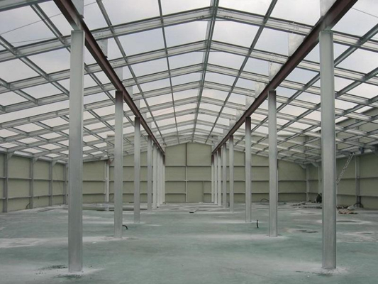 Prefab Steel Chicken Farm Building with Gable Roof
