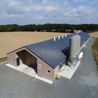Prefab Light Steel Chicken House Shed Poultry Farm Building