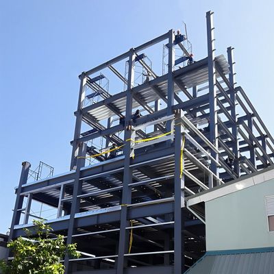 Q355B Metal Frame Steel Structure Office Building