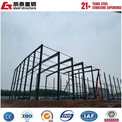 Prefabricated high-strength stable hot-rolled H-shaped steel structure framework building