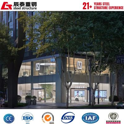 Anti-Aging And Easy To Maintain Steel Structure Car Showroom
