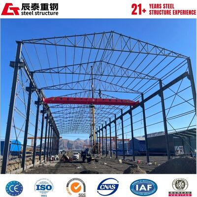 High-intensity corrosion-resistant high-space-utilization  steel structure warehouse building