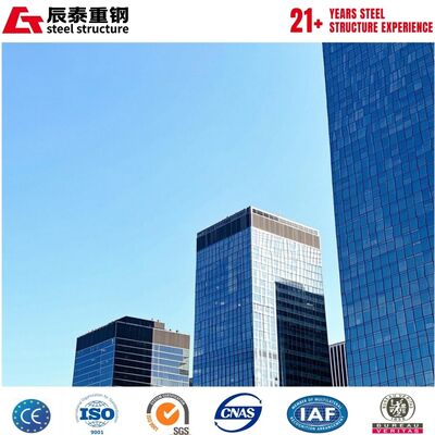 High light corrosion resistance Q355B custom steel structure office building construction