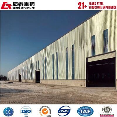 Structure en acier pour entrepôt avec excellente résistance aux séismes, bâtiment modulaire