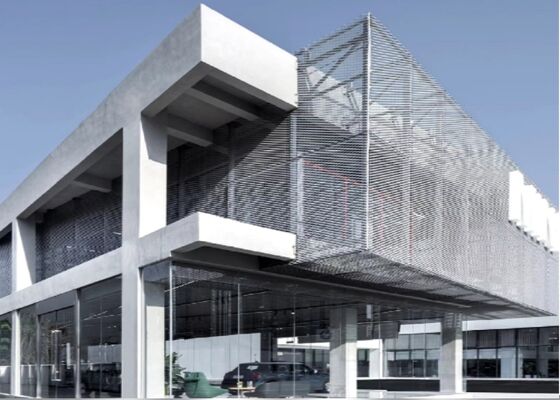 Large-Span & Flexible Modular Environmentally Benign For Steel Structure Car Showroom Building
