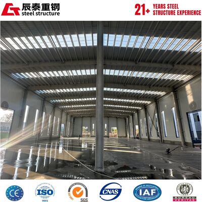 Large Span Steel Frame Storage Warehouse for Factory Raw Material Stock