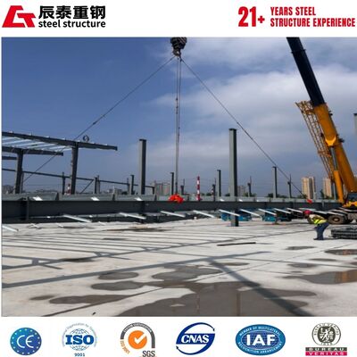 ISO9001 Certified Prefabricated Steel Structure Warehouse with 50 Years Usage Life and Large Span Design for Quick Assembly