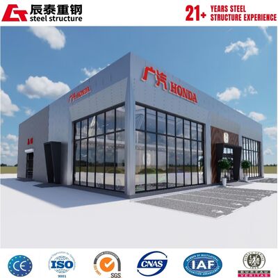 Prefabricated Steel Structure Exhibition Hall with Galvanized/Painted Anti-Corrosion-Free Design